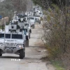 Đoàn xe của Lực lượng gìn giữ hòa bình Liên hợp quốc tại Liban (UNIFIL). (Ảnh: THX/TTXVN)