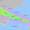 Bão số 10 hình thành và đang di chuyển vào biển Đông