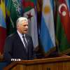 Chủ tịch Cuba Miguel Diaz-Canel phát biểu tại một hội nghị ở Havana. (Ảnh: THX/TTXVN)