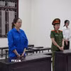 Bị cáo Nguyễn Thị Vân Anh tại phiên tòa. (Ảnh: Kim Anh/TTXVN)