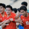 U22 Việt Nam quyết thắng U22 Thái Lan, giành huy chương Vàng SEA Games 33. (Ảnh: Minh Quyết/TTXVN)