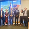 Ban Lãnh đạo Phòng Thương mại và Công nghiệp Quốc gia Australia-Việt Nam (NAVCCI). (Ảnh: TTXVN phát)
