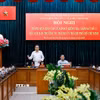 Chủ tịch Quốc hội Trần Thanh Mẫn phát biểu quán triệt, định hướng nội dung và chương trình Hội nghị. (Ảnh: Doãn Tấn/TTXVN)