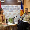Đại sứ Phái đoàn Indonesia tạiASEAN, Derry Aman đã trả lời phỏng vấn. (Ảnh: Minh Thái/Vietnam+)