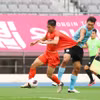 Tuyển Việt Nam vượt qua Yongin FC ở trận đấu thứ 2 tại Hàn Quốc. (Nguồn: VFF)