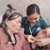 Người cao tuổi được nuôi dưỡng, chăm sóc tại Viện dưỡng lão Tâm An, Thành phố Hồ Chí Minh. (Ảnh: Đinh Hằng/TTXVN)