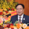 Chủ tịch Hiệp hội Công nghiệp văn hóa Việt Nam, Nghệ sỹ nhân dân Vương Duy Biên. (Ảnh: Thành Phương/TTXVN)