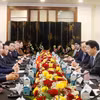 Tổng Bí thư, Chủ tịch nước Tô Lâm hội đàm với Thủ tướng Singapore Lawrence Wong. (Ảnh: Thống Nhất/TTXVN)