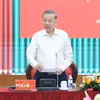 Tổng Bí thư Tô Lâm chủ trì làm việc với Ủy ban Kiểm tra Trung ương. (Ảnh: Thống Nhất/TTXVN)