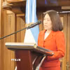 Đại sứ Việt Nam tại Argentina, bà Ngô Minh Nguyệt. (Ảnh: Diệu Hương/TTXVN)