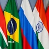 Quốc kỳ các quốc gia thành viên BRICS. (Ảnh: Getty Images/TTXVN)