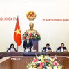 Chủ tịch Quốc hội Trần Thanh Mẫn phát biểu. (Ảnh: Doãn Tấn/TTXVN)