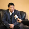 Ông Nguyễn Đức Thắng, Chủ tịch CLB Văn nghệ Tháng Mười. (Ảnh: Thu Hằng/Vietnam+)