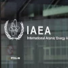 Biểu tượng IAEA tại trụ sở ở Vienna, Áo. (Ảnh: THX/TTXVN)