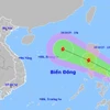 Áp thấp nhiệt đới có khả năng mạnh lên thành bão vào tối ngày 18/10. (Nguồn: nchmf)