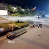 Hiện trường trên đường Võ Nguyên Giáp (phường Đồng Hới, Quảng Trị) nơi phát hiện 3 người tử vong bất thường. (Ảnh: TTXVN phát)