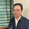 Đại biểu Hoàng Văn Cường (Thành phố Hà Nội) trả lời phóng viên TTXVN. (Ảnh: Hải Ngọc/TTXVN)