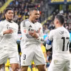 Mbappe (giữa) tỏa sáng giúp Real Madrid giành chiến thắng. (Nguồn: Getty Images)