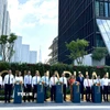 Lễ ra mắt Toà tháp Trung tâm Tài chính quốc tế Saigon Marina IFC. (Ảnh: Hứa Chung/TTXVN)