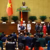 Chủ tịch nước Cộng hoà xã hội chủ nghĩa Việt Nam Tô Lâm tuyên thệ nhậm chức. (Ảnh: Dương Giang/TTXVN)