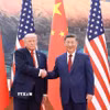 Chủ tịch Trung Quốc Tập Cận Bình và Tổng thống Mỹ Donald Trump tại cuộc hội đàm ở Bắc Kinh ngày 14/5/2026. (Ảnh: THX/TTXVN)