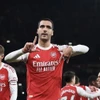 Mikel Merino tỏa sáng giúp Arsenal vững vàng ngôi đầu.