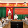 Quang cảnh buổi làm việc. (Ảnh: Đoàn Mạnh Dương/TTXVN)