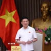 Phó Thủ tướng Hồ Đức Phớc phát biểu chỉ đạo. (Ảnh: Văn Điệp/TTXVN)