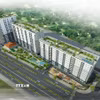 Phối cảnh dự án Chung cư cho người thu nhập thấp tại khu dân cư An Trung 2 (quận Sơn Trà, thành phố Đà Nẵng). (Ảnh: TTXVN phát)