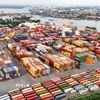 Hạ tầng cảng SOWATCO Long Bình, thành phố Thủ Đức. (Ảnh: Hồng Đạt/TTXVN)