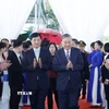 Tổng Bí thư Tô Lâm đến dự Lễ khởi công. (Ảnh: Thống Nhất/TTXVN)