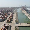 Cảng biển trong hệ thống cảng Cái Mép-Thị Vài, thị xã Phú Mỹ, tỉnh Bà Rịa-Vũng Tàu. (Ảnh: Huỳnh Sơn/TTXVN)