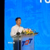 Thứ trưởng Bộ Giáo dục và Đào tạo Lê Quân phát biểu tại Hội nghị. (Ảnh: Thu Hoài/TTXVN)