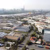 Một góc Khu chế xuất Tân Thuận, Thành phố Hồ Chí Minh. (Ảnh: Trung Tuyến/TTXVN)