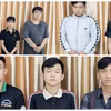 Các đối tượng tại cơ quan điều tra.