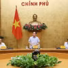 Phó Thủ tướng Lê Tiến Châu chủ trì họp Ban Chỉ đạo xây dựng trường học cho các xã biên giới. (Ảnh: Lâm Khánh/TTXVN)