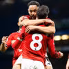 Niềm vui của M.U sau khi Cunha ghi bàn thắng vào lưới Chelsea.