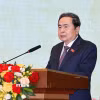 Chủ tịch Quốc hội Trần Thanh Mẫn phát biểu. (Ảnh: Doãn Tấn/TTXVN)