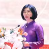 Phó Bí thư Thành ủy Hà Nội, Chủ tịch HĐND thành phố Hà Nội Phùng Thị Hồng Hà phát biểu. (Ảnh: Doãn Tấn/TTXVN)