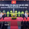 Lễ truy điệu nguyên Chủ tịch nước Trần Đức Lương. (Ảnh: TTXVN)
