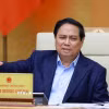 Thủ tướng Phạm Minh Chính chủ trì Phiên họp Chính phủ thường kỳ tháng 2 năm 2025. (Ảnh: Dương Giang/TTXVN)
