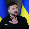 Tổng thống Ukraine Volodymyr Zelensky. (Ảnh: Kyodo/TTXVN)