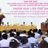 Phiên họp lần thứ 3 Ban Chỉ đạo về phát triển khoa học, công nghệ, đổi mới sáng tạo, chuyển đổi số và Đề án 06. (Ảnh: Dương Giang/TTXVN)