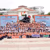 Các thiếu nhi tham dự Liên hoan Thiếu nhi 3 nước Việt Nam-Lào-Campuchia năm 2026. (Ảnh: Trung Tuyến/TTXVN)