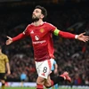 Bruno thăng hoa đưa Manchester United vào tứ kết Europa League. (Nguồn: Getty Images)