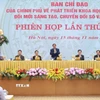 Thủ tướng Phạm Minh Chính chủ trì phiên họp lần thứ năm của Ban Chỉ đạo của Chính phủ về phát triển khoa học, công nghệ, đổi mới sáng tạo, chuyển đổi số và Đề án 06. (Ảnh: Dương Giang/TTXVN)