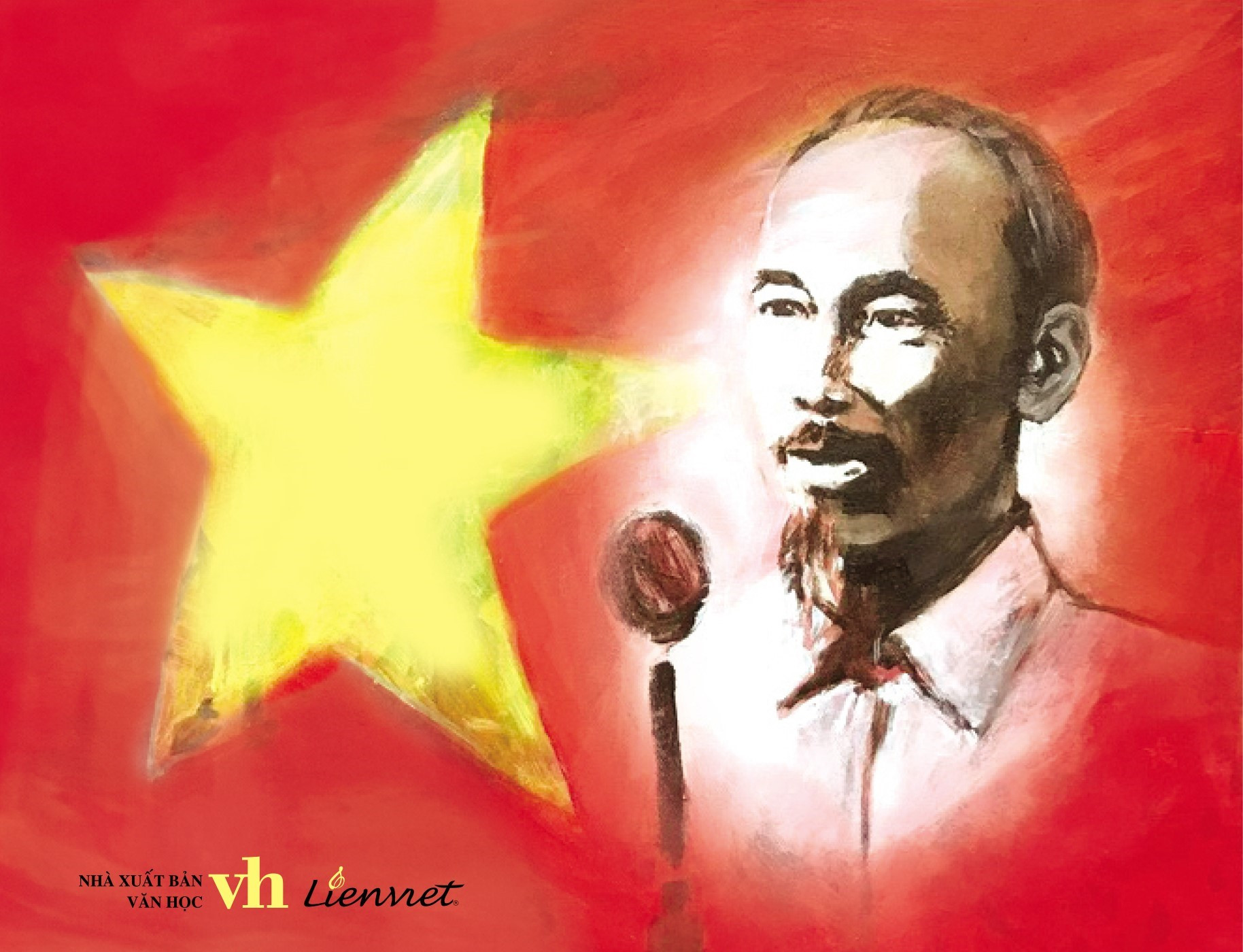 Minh họa bìa của tác phẩm “Từ Việt Bắc về Hà Nội” - tập 3 trong bộ tiểu thuyết 5 tập “Nước non vạn dặm.”