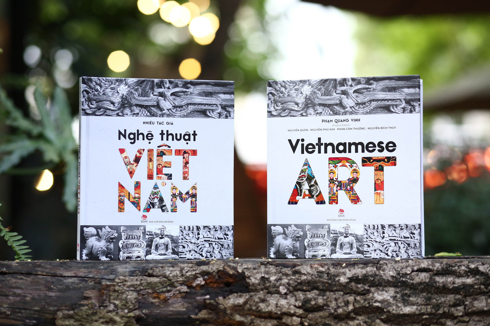 “Nghệ thuật Việt Nam – Vietnamese Art” với hai ấn bản song song tiếng Việt và tiếng Anh. (Ảnh: NXB) Nghe thuat Viet Nam-1.jpg