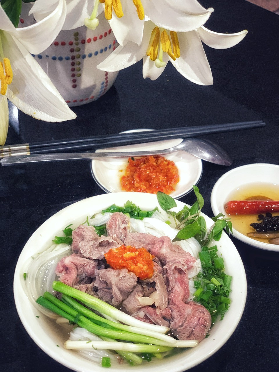 Phở lõi bò. (Ảnh: Mai Mai/Vietnam+) vnp_pho bo (2).jpg