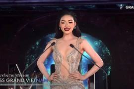 Người đẹp Đắk Lắk có màn hô vang hai tiếng “Nguyễn Thị Yến Nhi - Miss Grand Vietnam” đầy tự hào.